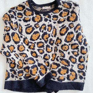 Animal Print Sweater - Size Large